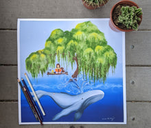 Load image into Gallery viewer, "Whale of a Tale" Canvas/Print