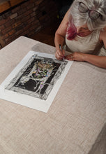Load image into Gallery viewer, "Fly Me To the Moon" Fine Art Print Limited Edition Reproduction