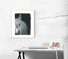 Load image into Gallery viewer, "White Horse Wild Heart" Fine Art Print