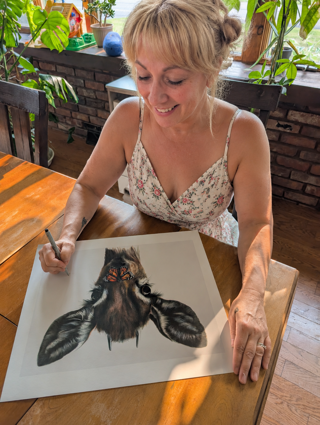 "Butterfly Kisses" Limited Edition Fine Art Print