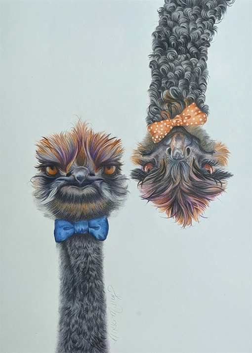 SOLD! "Don't Be Weird" Original Art
