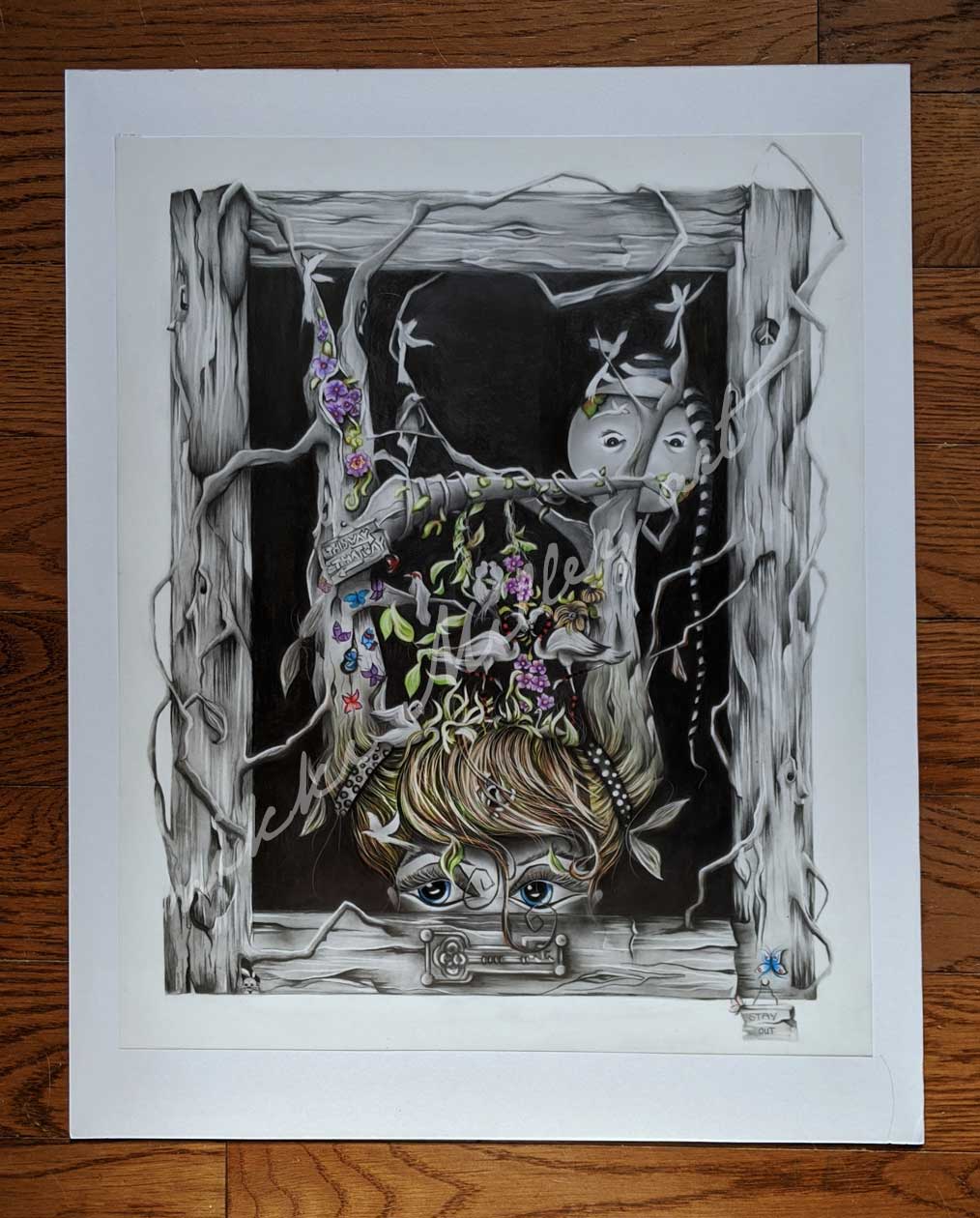 "Fly Me To the Moon" Fine Art Print Limited Edition Reproduction