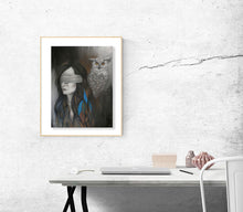 Load image into Gallery viewer, &quot;Who&#39;s There?&quot; Fine Art Print
